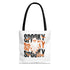 Spooky Ghost Halloween trick-or-treat tote bag by Teeology Clothing