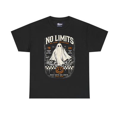 No Limits Ghost vintage Halloween racing graphic T-shirt