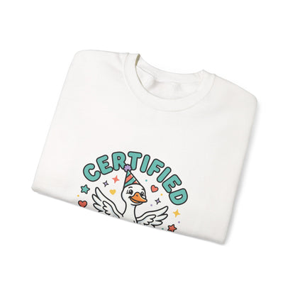 Certified Silly Goose graphic sweatshirt by Teeology Clothing