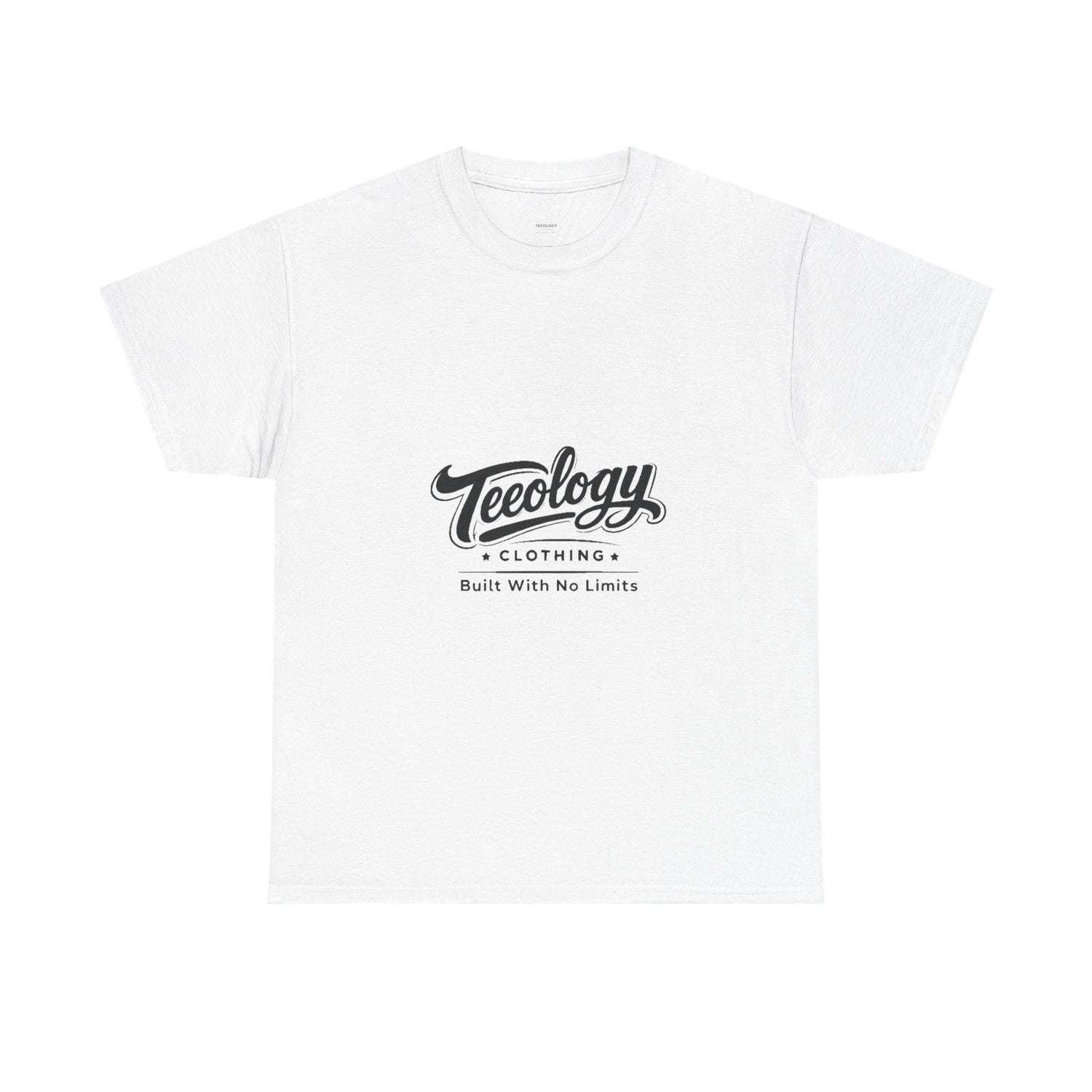 Built With No Limits classic graphic T-shirt by Teeology Clothing