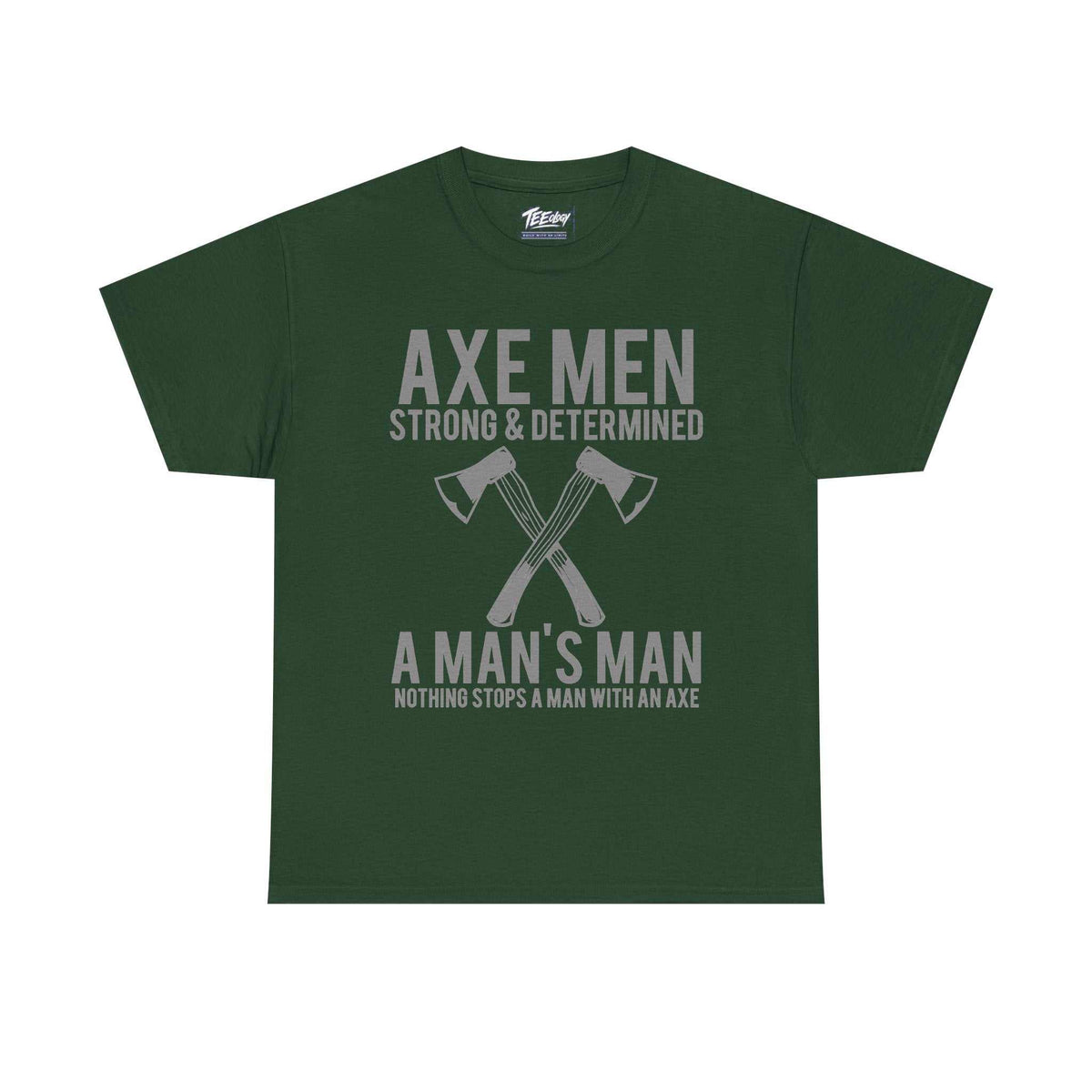 A Man's Man vintage axes graphic T-shirt by Teeology Clothing