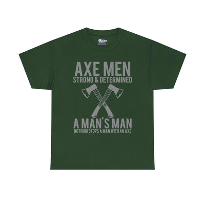 A Man's Man vintage axes graphic T-shirt by Teeology Clothing