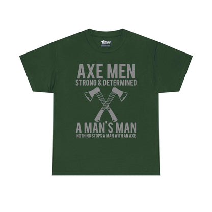 A Man's Man vintage axes graphic T-shirt by Teeology Clothing
