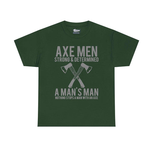 A Man's Man vintage axes graphic T-shirt by Teeology Clothing