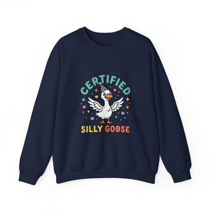 Certified Silly Goose graphic sweatshirt by Teeology Clothing