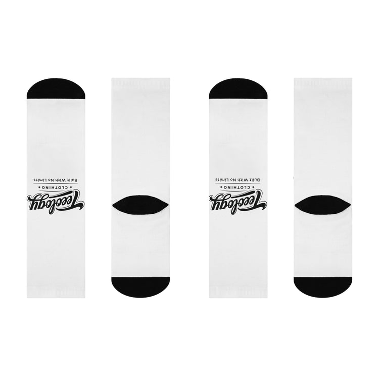 Teeology logo cushioned crew socks