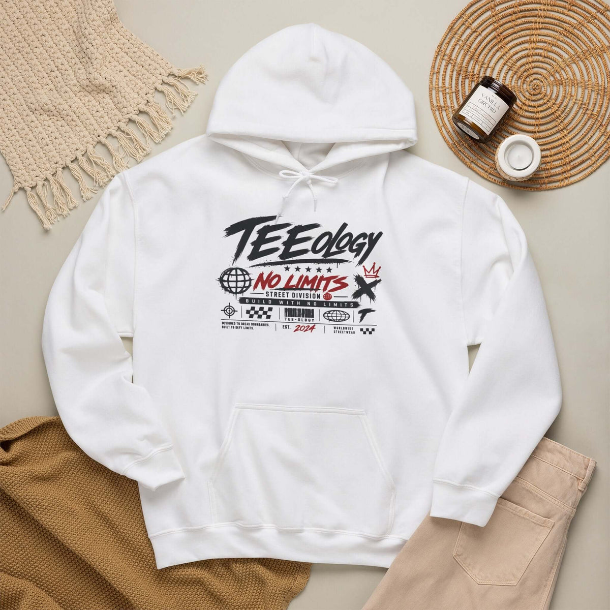  Streetwear Graphic Pullover