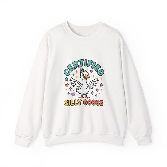 Certified Silly Goose Sweatshirt | silly humor, goofy animal