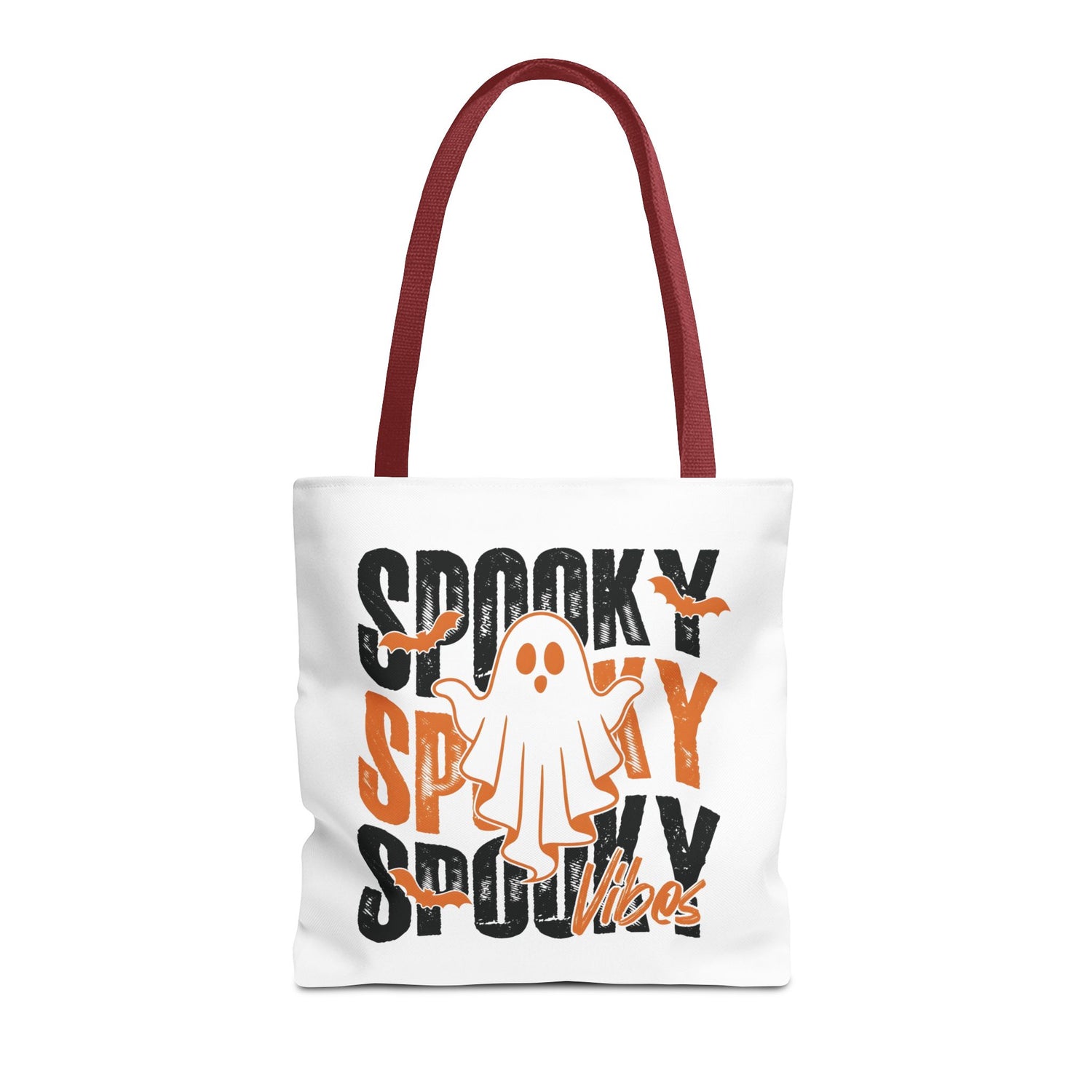 Spooky Ghost Halloween trick-or-treat tote bag by Teeology Clothing