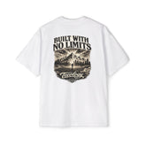 Built With No Limits oversized graphic T-shirt by Teeology Clothing