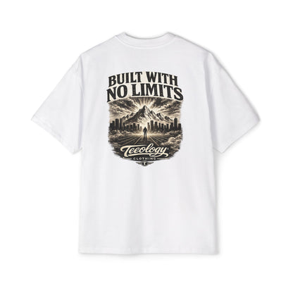 Built With No Limits oversized graphic T-shirt by Teeology Clothing