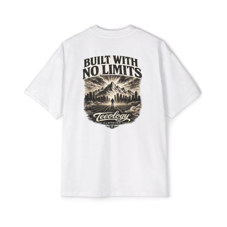 Built With No Limits oversized graphic T-shirt by Teeology Clothing