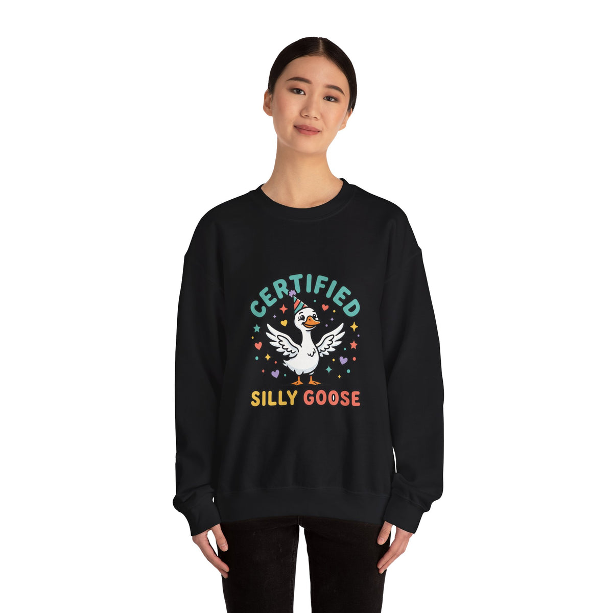 Certified Silly Goose graphic sweatshirt by Teeology Clothing