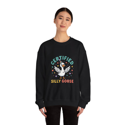 Certified Silly Goose graphic sweatshirt by Teeology Clothing
