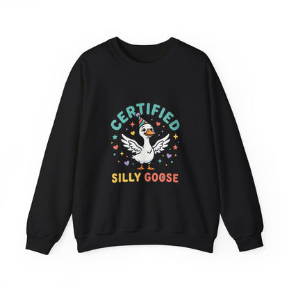 Certified Silly Goose graphic sweatshirt by Teeology Clothing