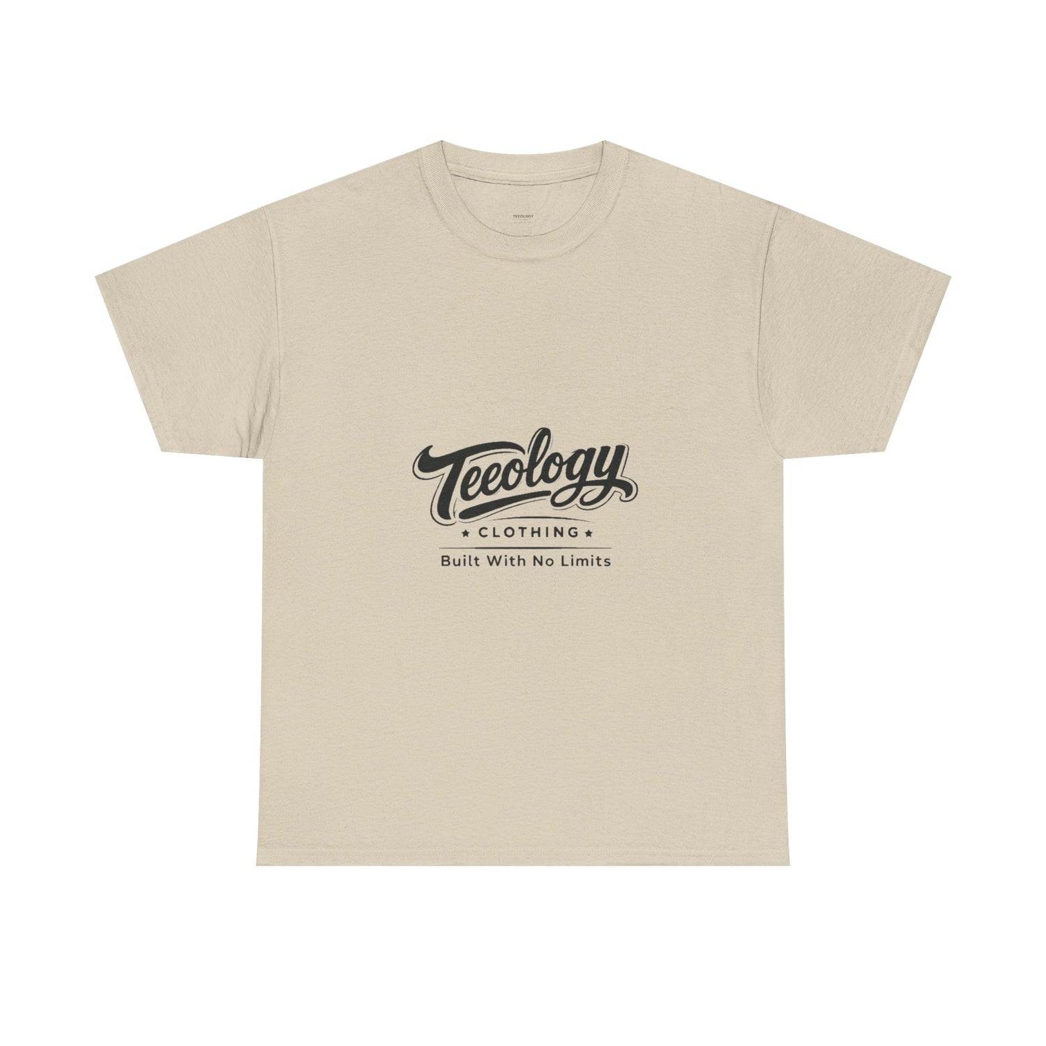 Built With No Limits classic graphic T-shirt by Teeology Clothing
