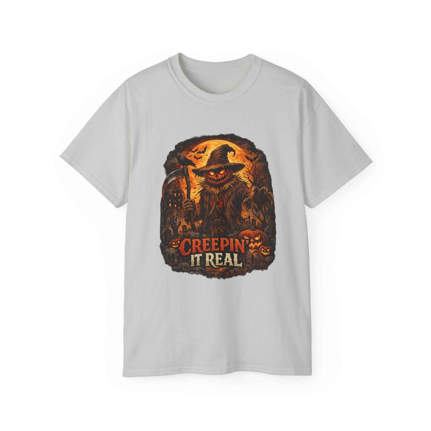 Scarecrow Halloween graphic T-shirt by Teeology Clothing