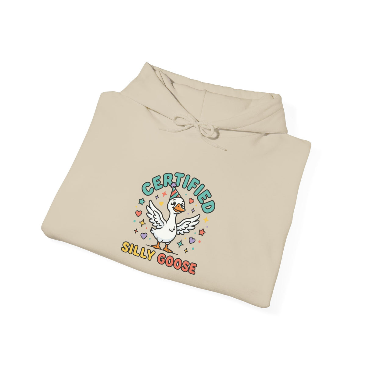 Certified Silly Goose graphic hoodie by Teeology Clothing