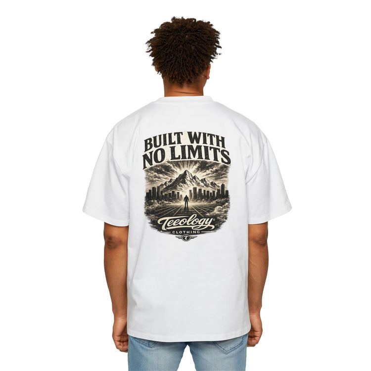 Built With No Limits oversized graphic T-shirt by Teeology Clothing