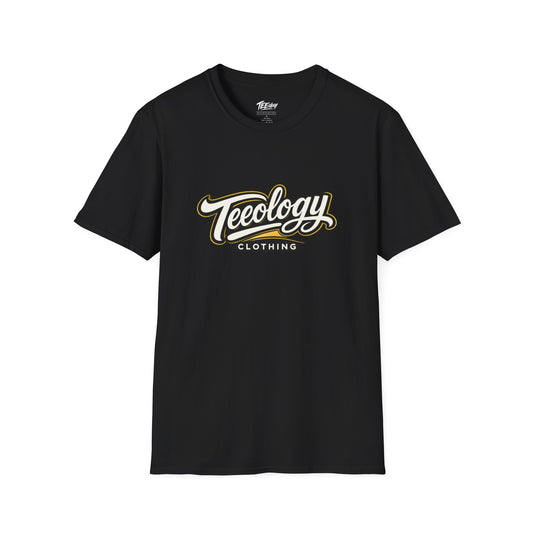 Tecology Script Logo T-Shirt — Retro Athletic Graphic Tee