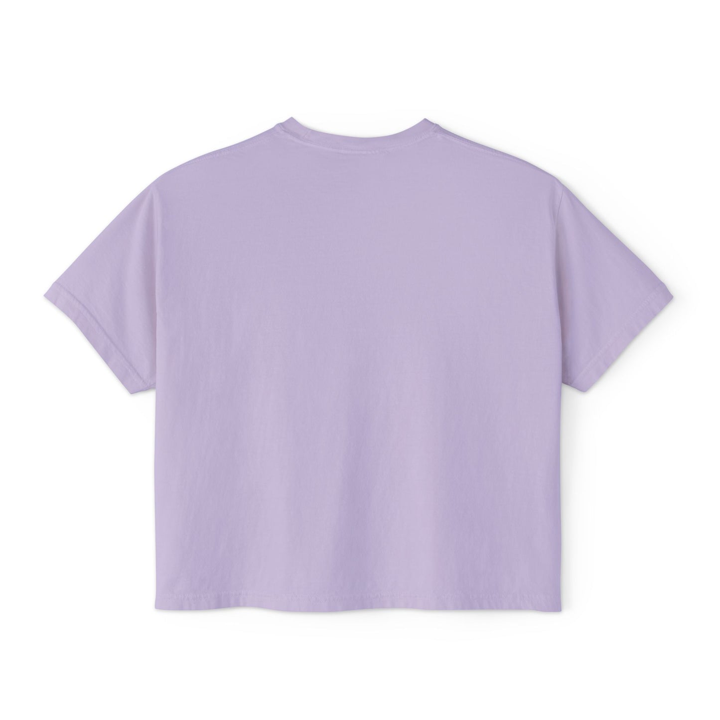 Teeology Boxy Tee — Women's Casual Cropped Graphic Shirt