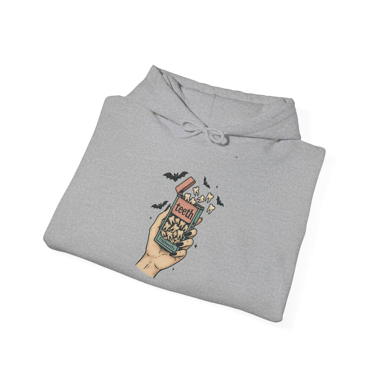 Bats in My Phone Halloween graphic hoodie by Teeology Clothing