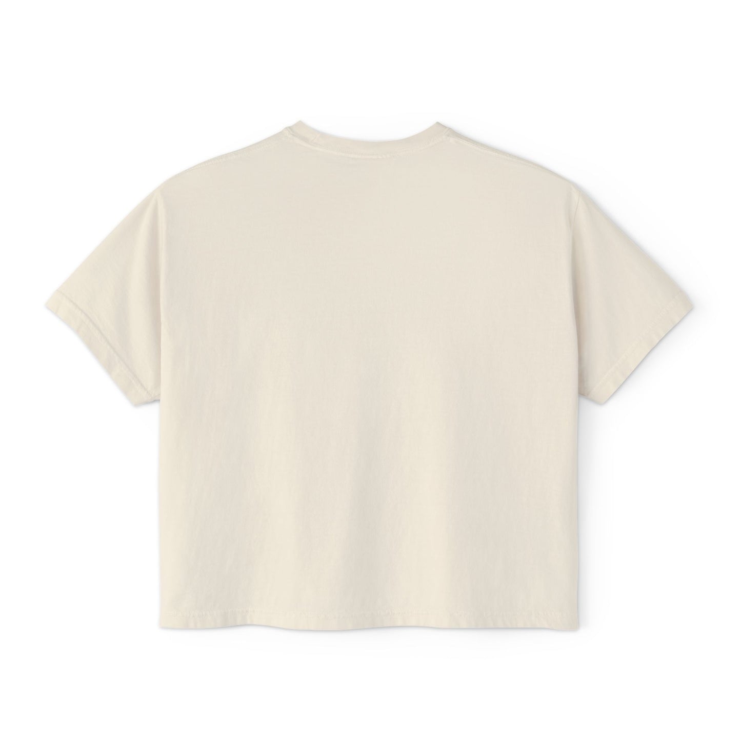 Teeology Boxy Tee — Women's Casual Cropped Graphic Shirt