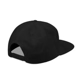 Teeology Orange Flame Embroidered Snapback Hat