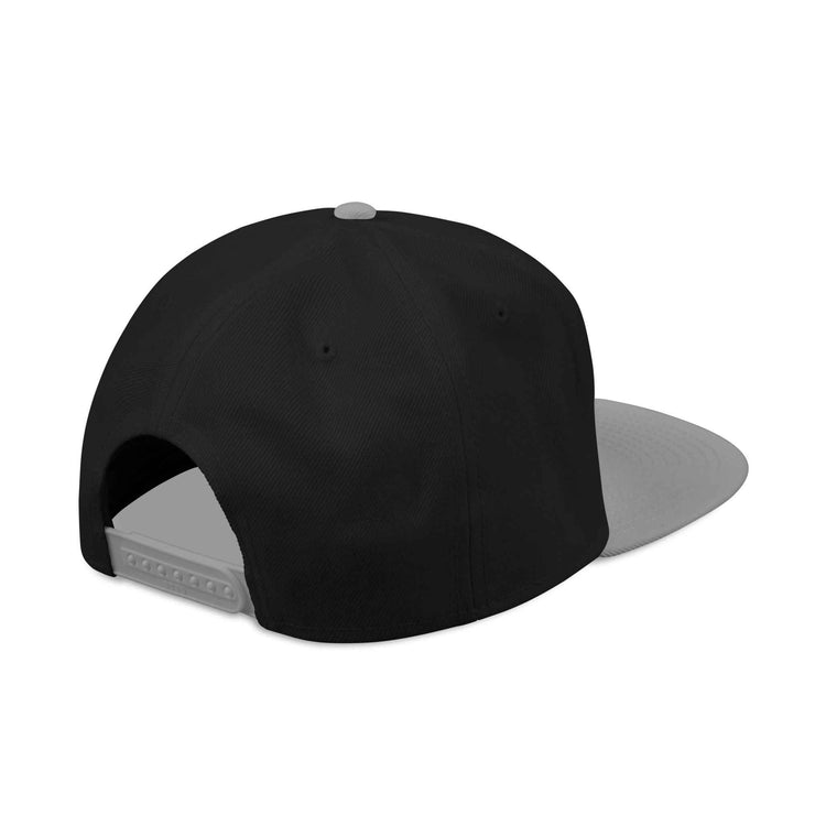 Teeology Orange Flame Embroidered Snapback Hat