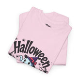 Ghost and jack-o’-lantern Halloween T-shirt by Teeology Clothing