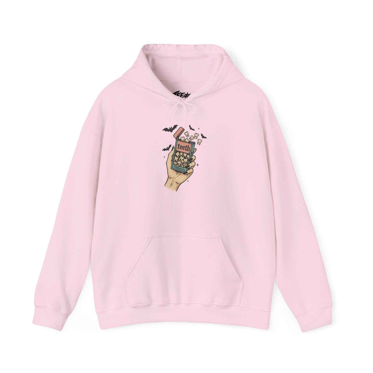 Bats in My Phone Halloween graphic hoodie by Teeology Clothing