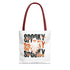 Spooky Ghost Halloween trick-or-treat tote bag by Teeology Clothing