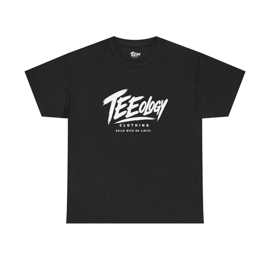 Teeology Logo T-Shirt — Bold Brush Script Graphic Tee