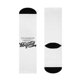 Teeology logo cushioned crew socks