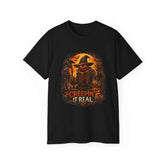 Scarecrow Halloween graphic T-shirt by Teeology Clothing