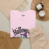 Ghost and jack-o’-lantern Halloween T-shirt by Teeology Clothing