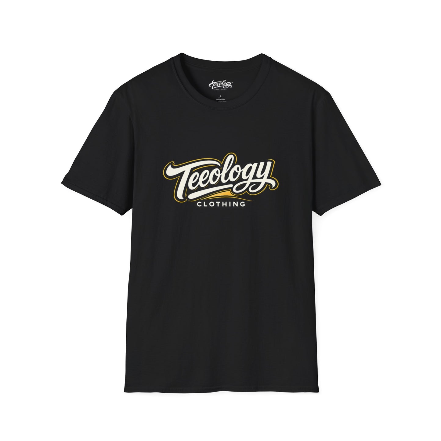 Tecology Script Logo T-Shirt — Retro Athletic Graphic Tee