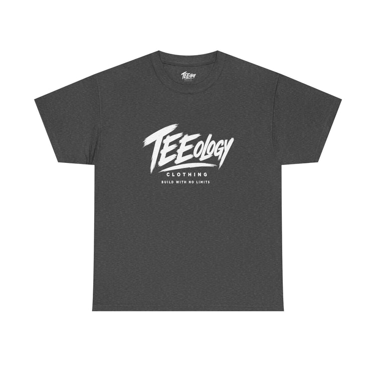 Teeology Logo T-Shirt — Bold Brush Script Graphic Tee