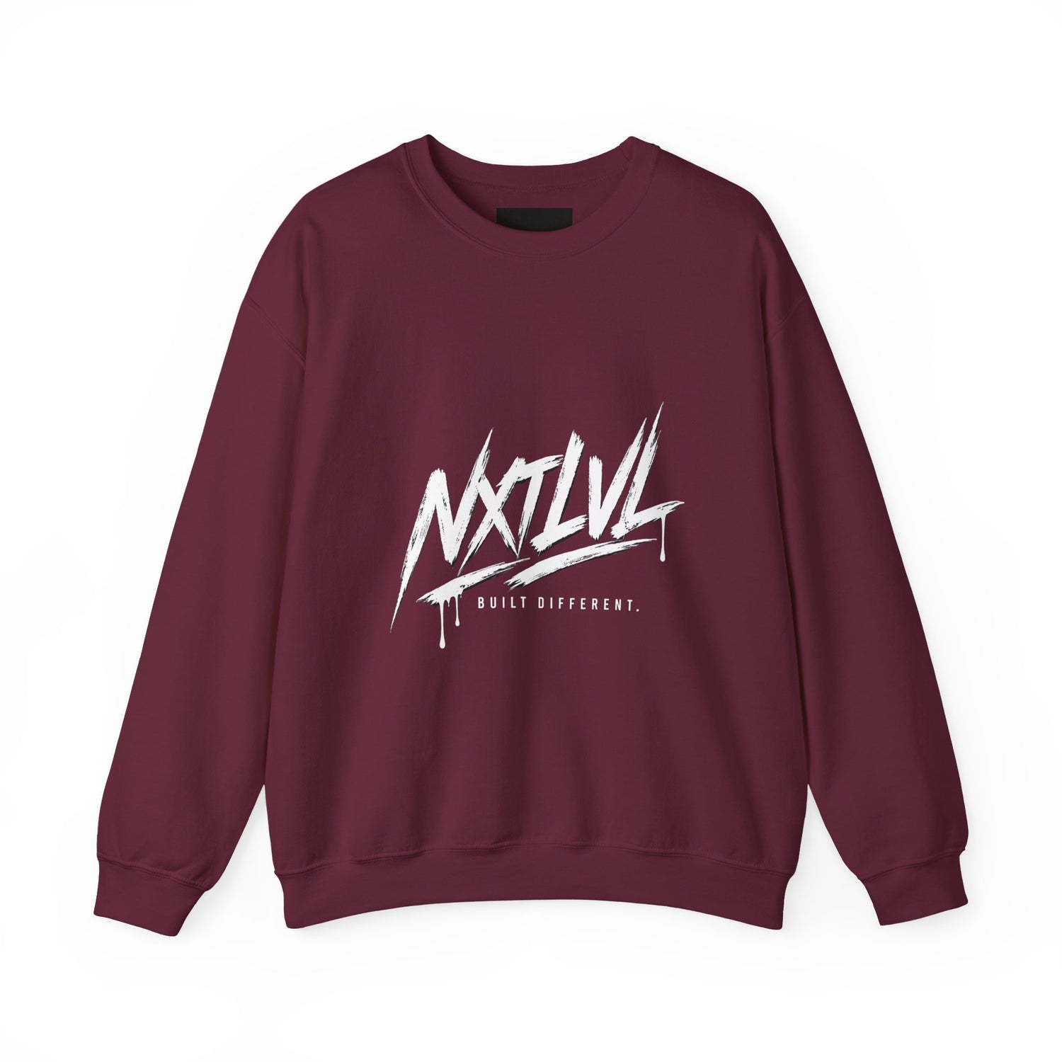 NTLVL Built Different graphic crewneck sweatshirt by Teeology Clothing