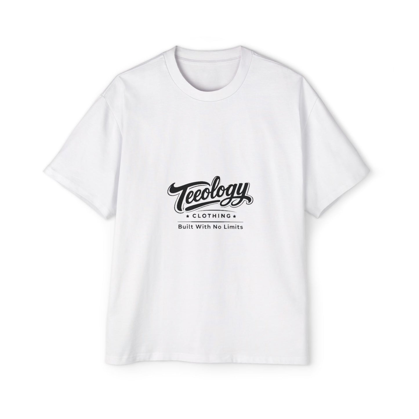 Tee — 'Teeology: Built With No Limits' Oversized Graphic Tee