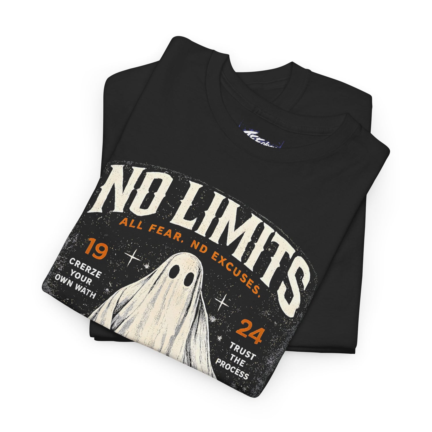 No Limits Ghost Halloween racing T-shirt by Teeology Clothing