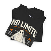 No Limits Ghost Halloween racing T-shirt by Teeology Clothing