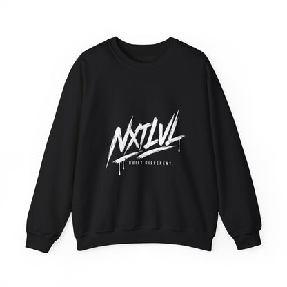 NTLVL Built Different graphic crewneck sweatshirt by Teeology Clothing