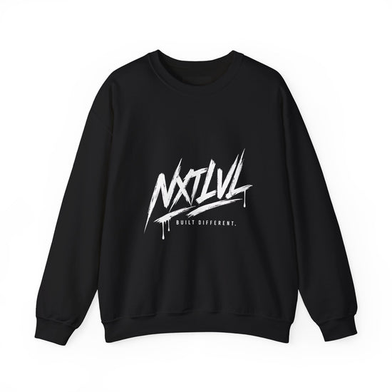 NTLVL Built Different graphic crewneck sweatshirt by Teeology Clothing