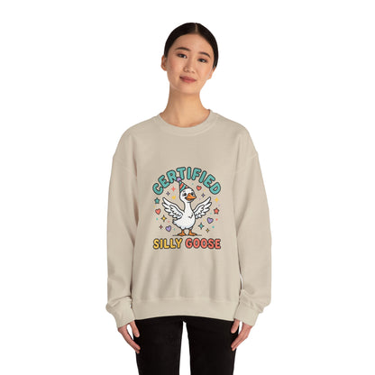 Certified Silly Goose graphic sweatshirt by Teeology Clothing