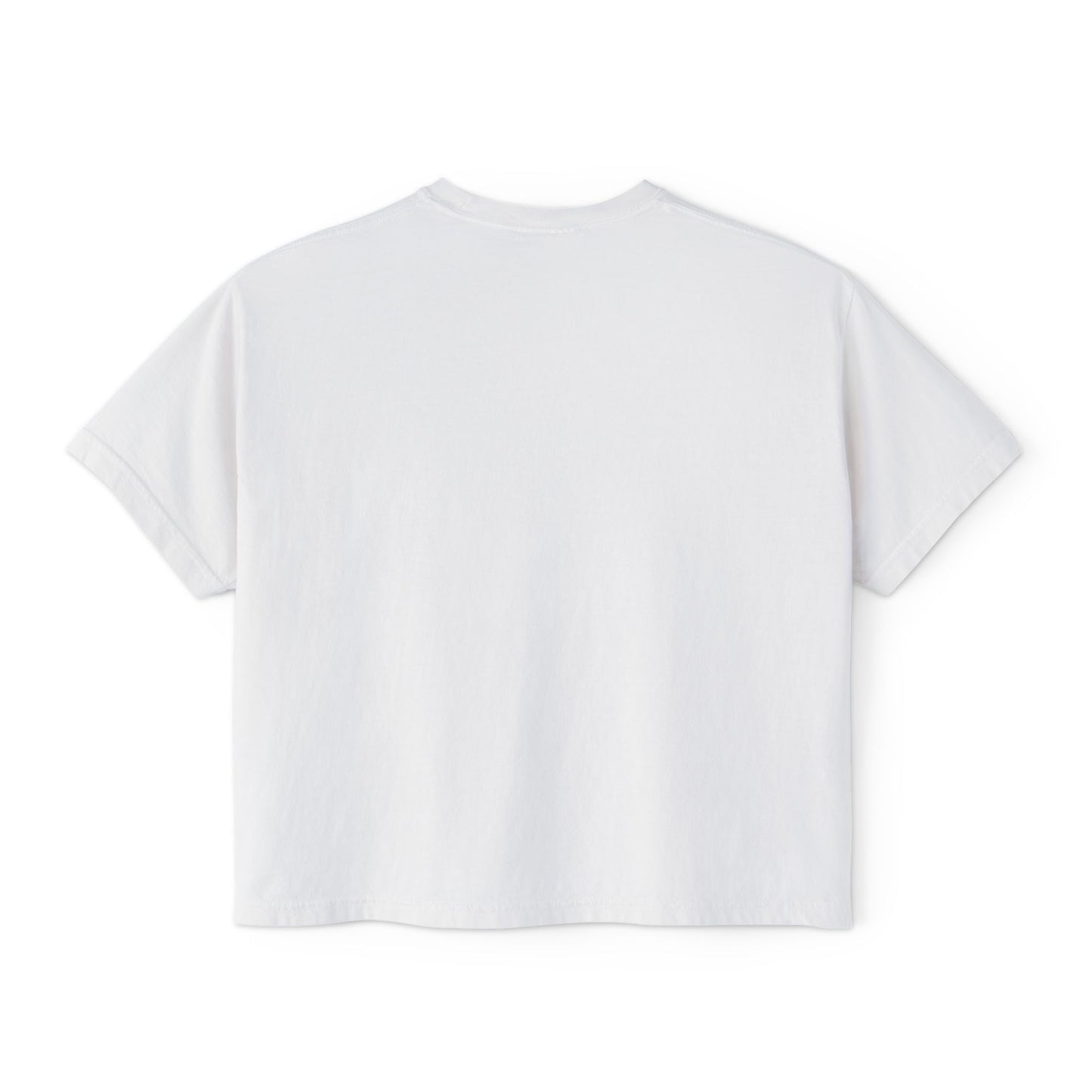 Teeology Boxy Tee — Women's Casual Cropped Graphic Shirt