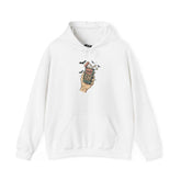 Bats in My Phone Halloween graphic hoodie by Teeology Clothing