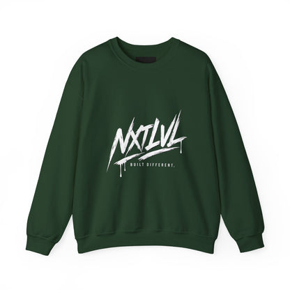 NTLVL Built Different graphic crewneck sweatshirt by Teeology Clothing