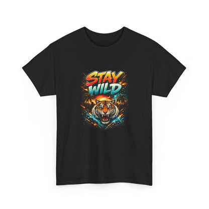 Stay Wild tiger graphic T-shirt by Teeology Clothing