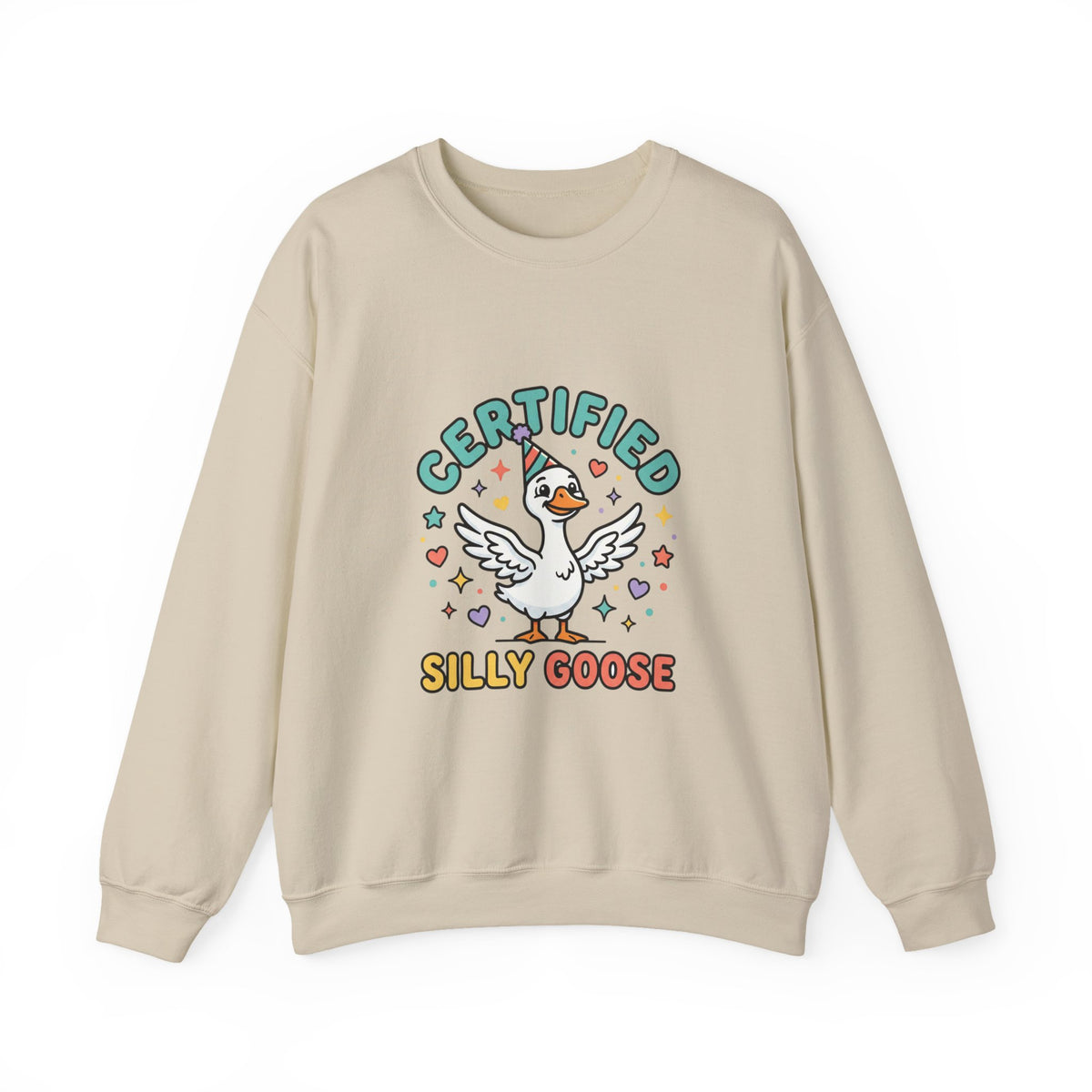 Certified Silly Goose graphic sweatshirt by Teeology Clothing